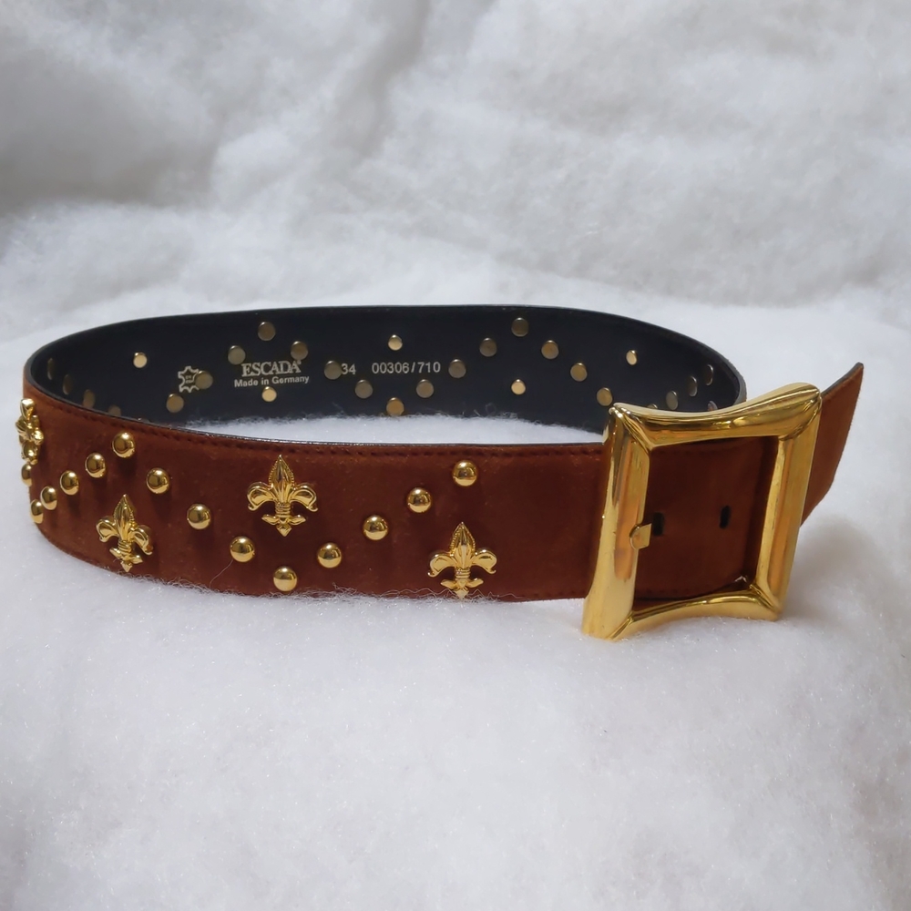ESCADA light brown adjustable belt